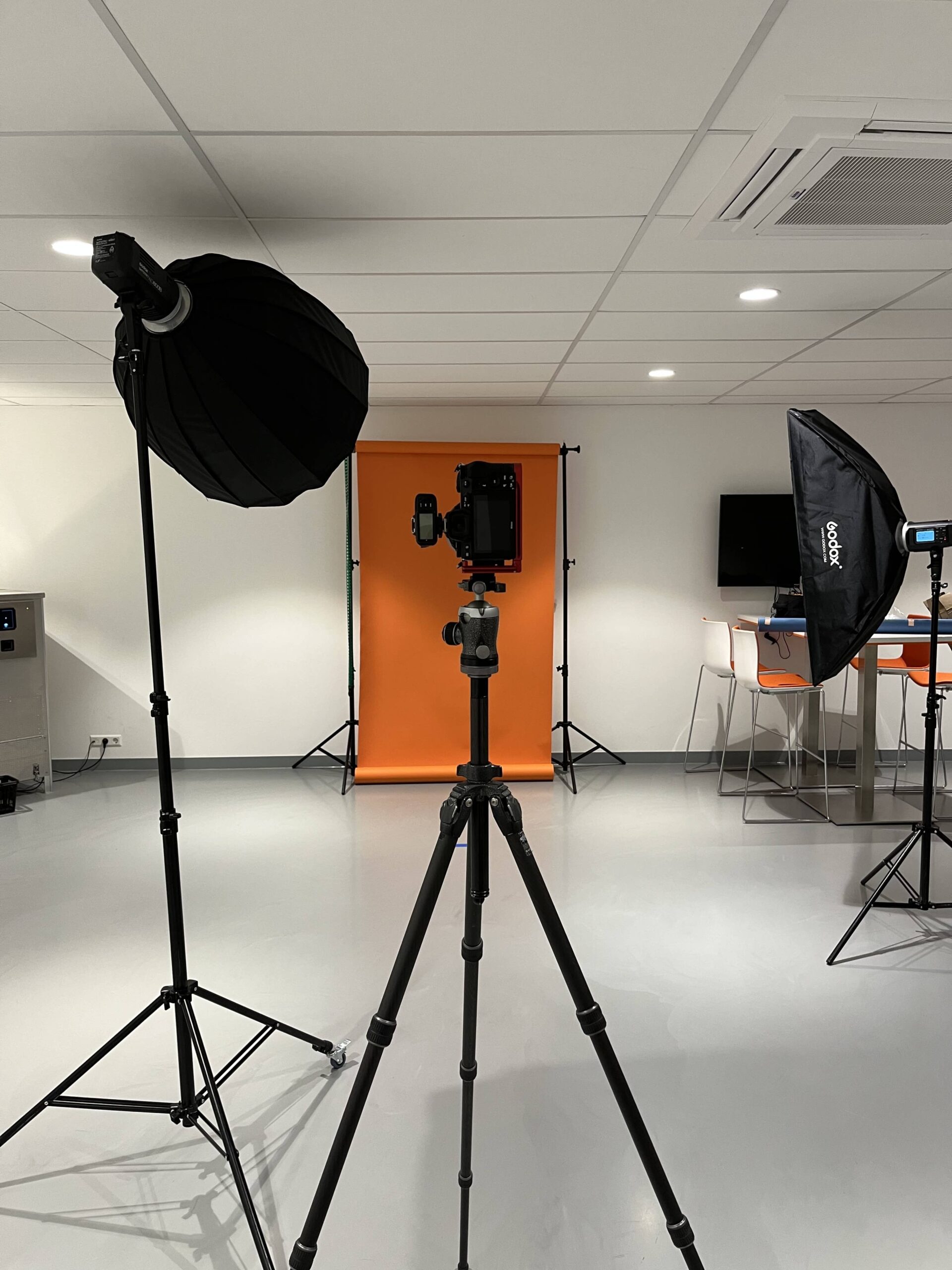 Fotoshoot op bedrijfslocatie